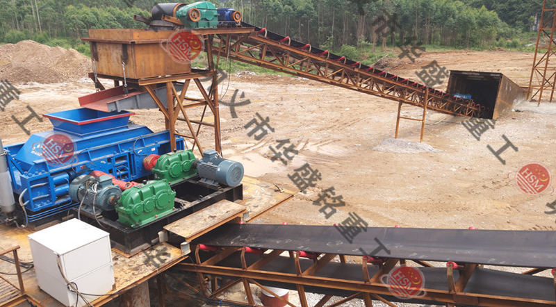 花崗巖制砂機(jī)案例現(xiàn)場